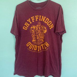 Gryffindor Quidditch Graphic Tee, Size XL